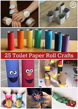 Photos of Crafts Using Toilet Paper Rolls