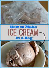 Homemade Ice Cream In A Bag Ingredients Pictures