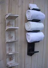 Bath Towel Storage Shelves