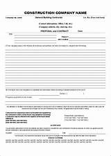 Template For Contractor Agreement