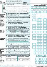 Pictures of Federal Income Tax Forms 1040ez