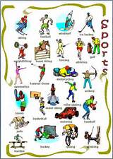 Pictures of Physical Exercise Vocabulary