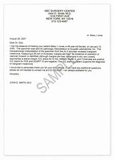 Images of Sample Doctor Letter For Patient