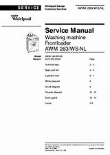Whirlpool Service Manual Download Images