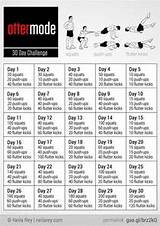 Workout Routine Days Pictures
