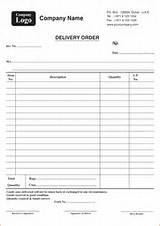 Delivery Order Template