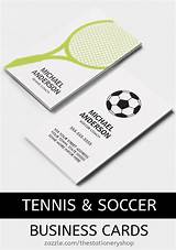 Images of Soccer Business Cards