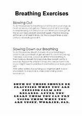 Breathing Exercises Worksheet