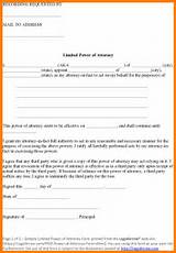 Pictures of Simple Power Of Attorney Form Template