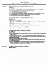 Sample Resume For Assistant Project Manager Construction Images