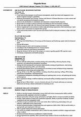 Images of Benefits Manager Resume