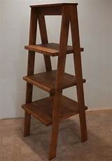 Wood Ladder Shelves Images