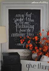 Fall Chalkboard Quotes