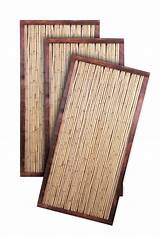 Images of Bamboo Fence Panel With Frame