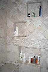 Built In Shower Shelves Images
