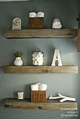 Weathered Floating Shelves Pictures