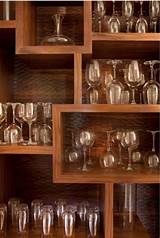 Wine Glass Display Shelf Photos