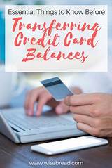 Why Transfer Credit Card Balances Photos