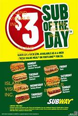 Images of Subway 6 Dollar Deal Of The Day