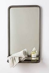 Photos of Industrial Bathroom Mirror With Shelf
