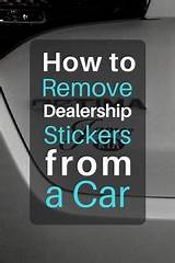 Photos of Best Way To Remove Stickers From Cars
