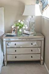 Pictures of Silver And Glass Nightstands