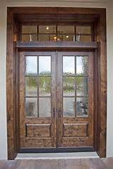 Images of Knotty Alder Double Entry Doors
