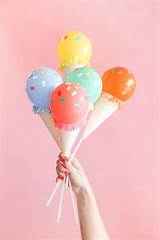 Small Foil Balloons On Sticks Images