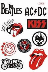 Classic Rock Band Stickers Images