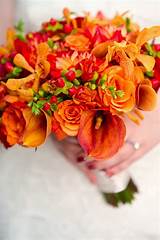Pictures of Orange Wedding Flowers Ideas