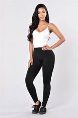 Pictures of Black Fashion Leggings