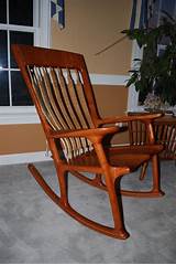 Pictures of Cherry Wood Rocking Chairs