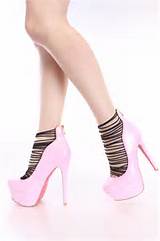 Pictures of Light Pink Strappy Heels