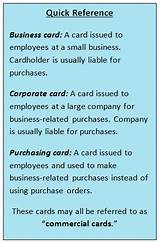 Purchasing Card Vs Credit Card Pictures