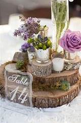 Wood Table Decorations Photos