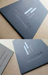 Images of Black Letterpress Business Cards