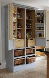Stand Alone Pantry With Pull Out Shelves
