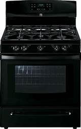 Images of Kenmore Gas Range Black