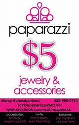 Paparazzi Jewelry Business Card Template Photos