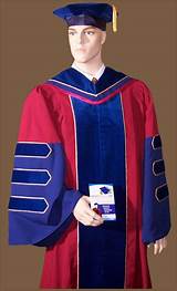 Pictures of Doctoral Graduation Gown
