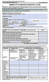 Photos of Minnesota Standard Residential Lease Form