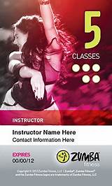 Photos of Zumba Business Card Template Free