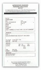 Pictures of Pay Parking Citation