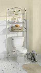 Over The Toilet Shelves Brushed Nickel Images