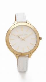White And Gold Watches For Women Photos
