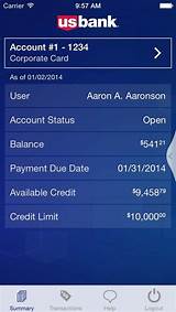 First Access Credit Card App Images
