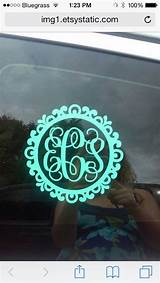 Car Stickers With Initials Images