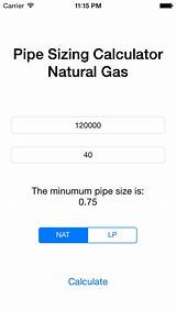 Natural Gas Pipe Calculator Pictures
