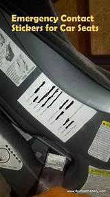 In Case Of Emergency Car Seat Sticker Pictures