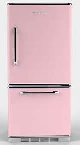 Pictures of Vintage Pink Refrigerator